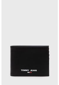 Tommy Jeans - Portfel. Kolor: czarny. Materiał: materiał, włókno #1