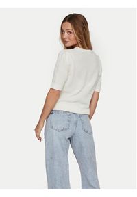 Vila Sweter Dalo 14084421 Biały Regular Fit. Kolor: biały. Materiał: bawełna #3