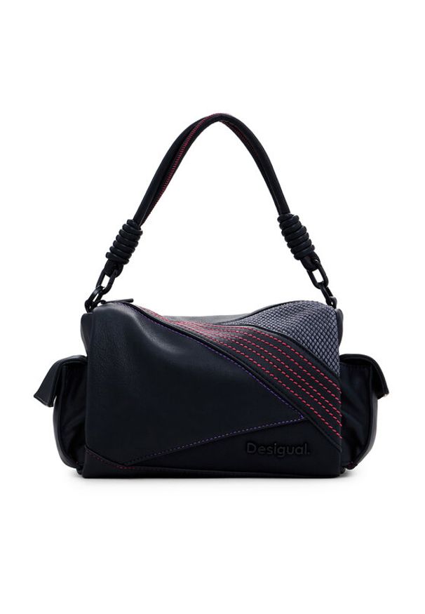 Desigual Torebka 25SAXPC6 Czarny. Kolor: czarny. Materiał: skórzane