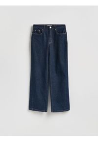 Reserved - Jeansy wide leg z przeszyciem - indigo jeans #1