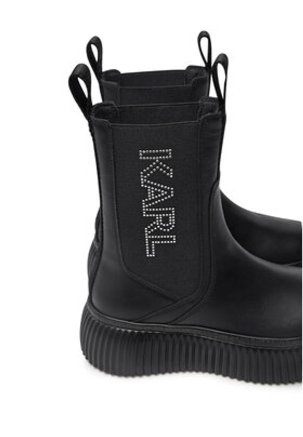 Karl Lagerfeld - KARL LAGERFELD Sztyblety KL42343 Czarny. Kolor: czarny. Materiał: skóra