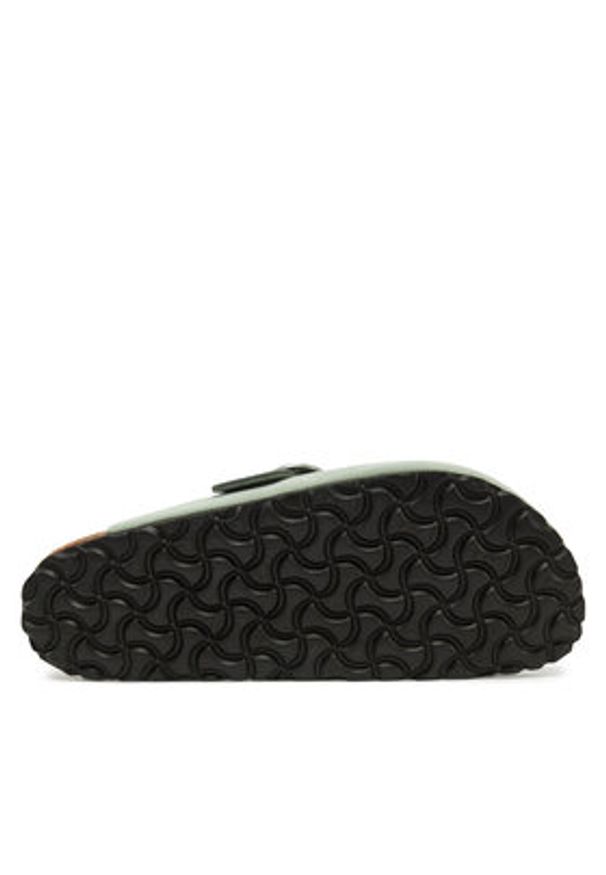 Birkenstock Klapki Boston Big Buckle 1029303 Zielony. Kolor: zielony. Materiał: skóra, nubuk