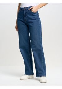Big-Star - Spodnie jeans damskie wide Meghan 535. Stan: podwyższony. Kolor: niebieski. Styl: elegancki #1
