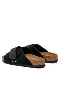 Birkenstock Klapki Kyoto Lenb 1022566 Czarny. Kolor: czarny. Materiał: nubuk, skóra #6