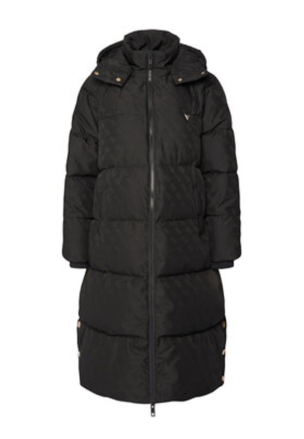 Guess Kurtka zimowa V5BL08 WGLW2 Czarny Regular Fit. Kolor: czarny. Materiał: syntetyk. Sezon: zima