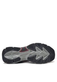 skechers - Skechers Sneakersy Ventura – Vulser 232954 BUBK Bordowy. Kolor: czerwony. Materiał: materiał