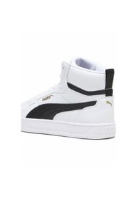 Puma - Sneakersy Caven 2.0 Mid PUMA White Black Gold. Kolor: żółty, biały, wielokolorowy, czarny. Sezon: lato