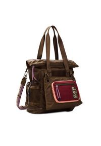 Desigual Plecak 26SAKY11 Brązowy. Kolor: brązowy. Materiał: materiał #2