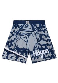 Szorty Mitchell & Ness NCAA Jumbotron 2.0 Sublimated Georgetown. Kolor: szary, niebieski, wielokolorowy. Sport: piłka nożna #1