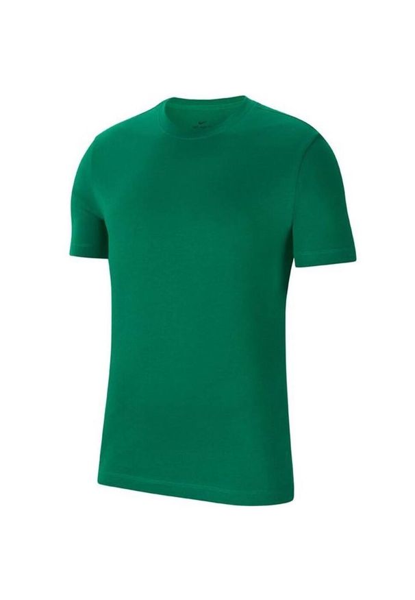 Nike - T-shirt Męski Logo Park. Kolor: zielony