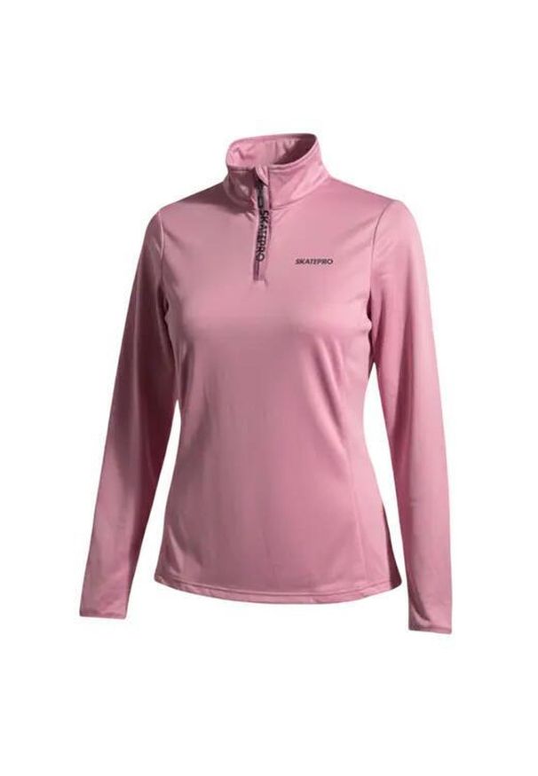 SKATEPRO - Sporty zimowe Mid layer unisex SkatePro Pullover środkowa Warstwa Narciarska.... Kolor: różowy. Materiał: dresówka. Sport: narciarstwo