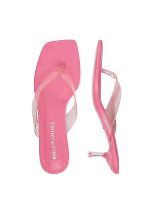 Juicy Couture Japonki EO-259-130-01 Różowy. Kolor: różowy. Materiał: syntetyk