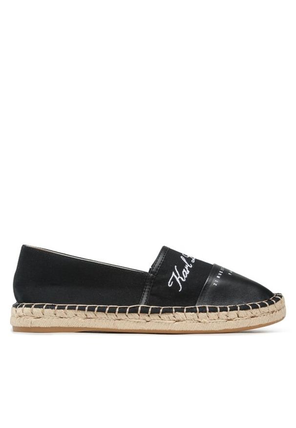 Karl Lagerfeld - KARL LAGERFELD Espadryle KL80123 Czarny. Kolor: czarny. Materiał: materiał