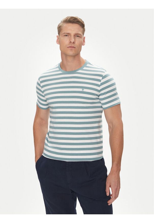 Pierre Cardin T-Shirt C5 21480.2134 Zielony Regular Fit. Kolor: zielony. Materiał: bawełna