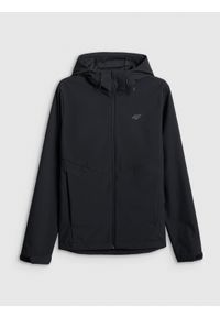 4f - 4F Kurtka softshell wiatroodporna membrana 5000 męska - czarna XL. Kolor: czarny. Materiał: softshell #1