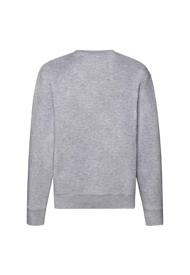 FRUIT OF THE LOOM - Męska Bluza Rozpinana Premium. Kolor: szary