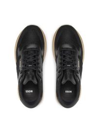 BOSS - Boss Sneakersy Dean Runn 50474955 10240740 01 Czarny. Kolor: czarny. Materiał: materiał