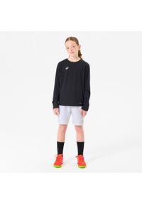 KIPSTA - Spodenki piłkarskie dla dzieci Kipsta Viralto Club. Kolor: biały. Materiał: poliamid, elastan, materiał, poliester. Sezon: lato. Styl: sportowy
