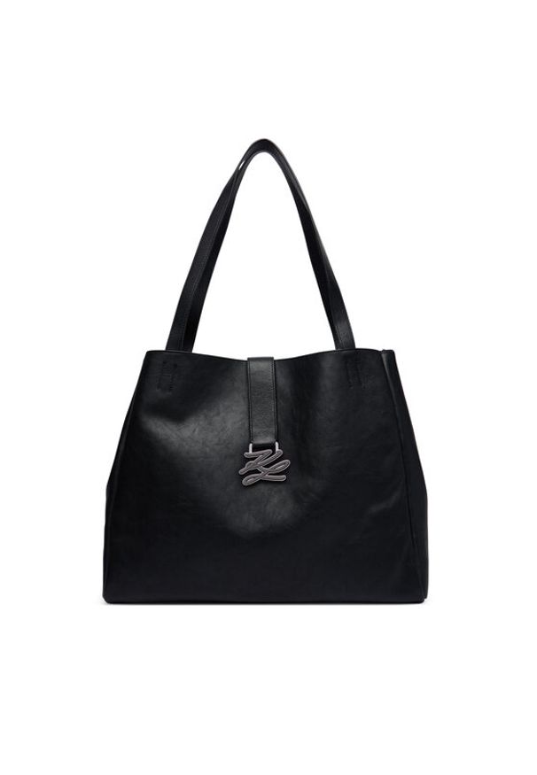 Karl Lagerfeld - KARL LAGERFELD Torebka B2W30258 Czarny. Kolor: czarny. Materiał: skórzane