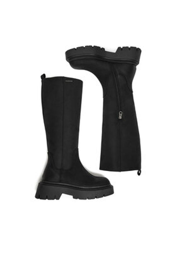 G-Star RAW - G-Star Raw Kozaki CEO-WI34-JOSIA-01 Czarny. Kolor: czarny. Materiał: nubuk, skóra