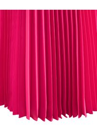 LA MANIA - Plisowana spódnica Lang w kolorze różowym. Kolor: różowy, wielokolorowy, fioletowy. Materiał: materiał #4