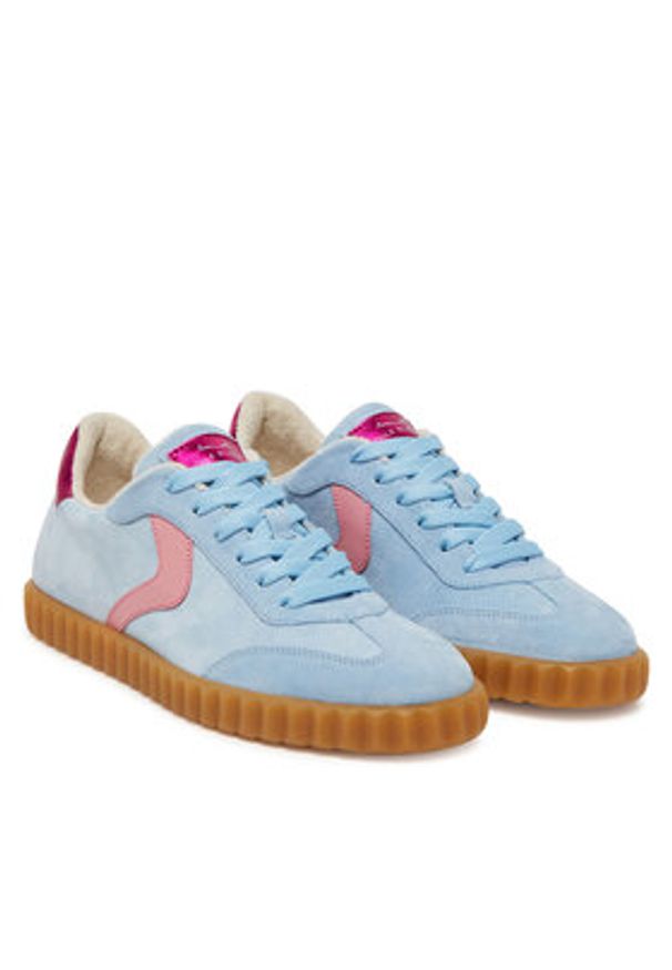 Voile Blanche Sneakersy Ines 0012018630.17.3C93 Niebieski. Kolor: niebieski. Materiał: skóra, zamsz