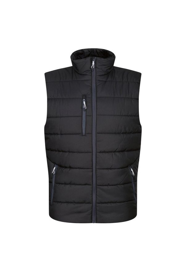 Regatta - Męska Kamizelka Termiczna Navigate. Kolor: szary, fioletowy, wielokolorowy, czarny. Sport: turystyka piesza