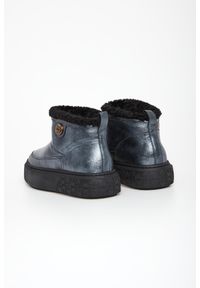 Pinko - Śniegowce damskie skórzane Yoko 22 PINKO. Materiał: skóra #3