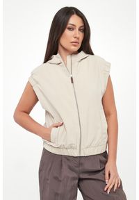 Kamizelka damska wełniana PESERICO. Materiał: wełna #1