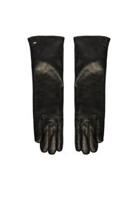 Weekend Max Mara Rękawiczki Damskie Senape 2425566035 Czarny. Kolor: czarny. Materiał: skóra #1