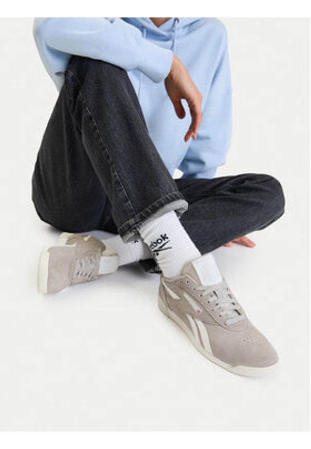 Reebok Sneakersy SS-F/S LO 100261520 Szary. Kolor: szary. Materiał: zamsz, skóra