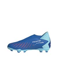 Buty Piłkarskie Adidas Sport Predator Accuracy.3 Ll Fg J Dzieci. Kolor: niebieski. Materiał: syntetyk. Sport: piłka nożna