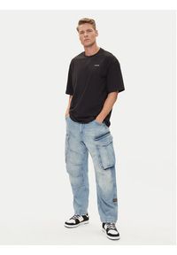 G-Star RAW - G-Star Raw T-Shirt Base D26817-D593 Czarny Boxy Fit. Kolor: czarny. Materiał: bawełna #4