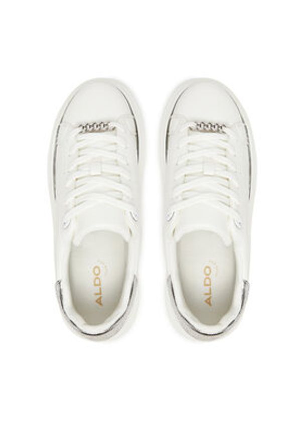 Aldo Sneakersy Tahlea 13934177 Biały. Kolor: biały. Materiał: skóra