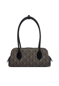 Calvin Klein Torebka Emblem Trio Jacquard LV04F3744G Szary. Kolor: szary #2