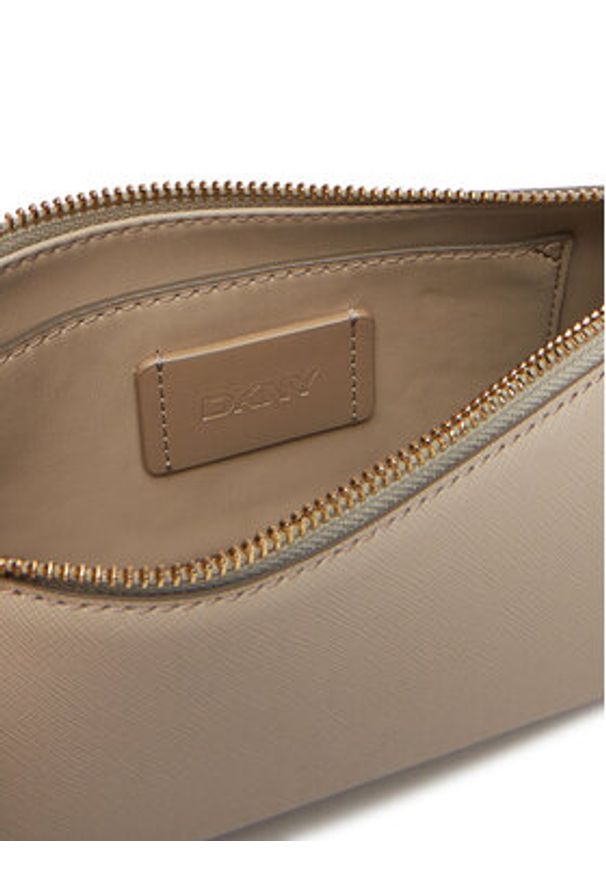 DKNY Torebka Avril R433YG57 Beżowy. Kolor: beżowy. Materiał: skórzane