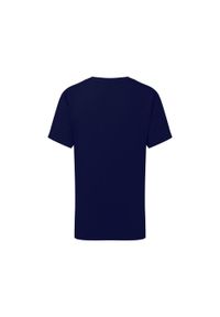 FRUIT OF THE LOOM - Koszulka Dziecięca Gładka. Kolor: niebieski. Wzór: gładki