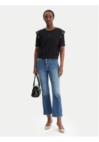 Liu Jo Sport Bluzka TA6030 JS923 Czarny Regular Fit. Kolor: czarny. Materiał: bawełna. Styl: sportowy #5