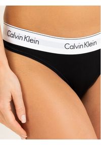 Calvin Klein Underwear Stringi 0000F3786E Czarny. Kolor: czarny. Materiał: bawełna #5