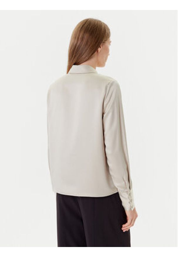 Vero Moda Koszula Merle 10334598 Beżowy Regular Fit. Kolor: beżowy. Materiał: syntetyk