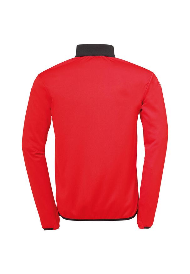 UHLSPORT - Bluza piłkarska dla dzieci Uhlsport Offense 23 1/4 zip. Kolor: czerwony, wielokolorowy, czarny. Sport: piłka nożna