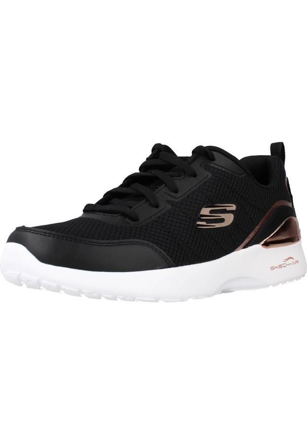 skechers - Buty Skech-Air Dynamight - The Halcyon Rozmiar 36 - 149660-BKRG Czarny. Zapięcie: sznurówki. Kolor: czarny. Materiał: materiał. Szerokość cholewki: normalna. Model: Skechers Sport. Sport: turystyka piesza