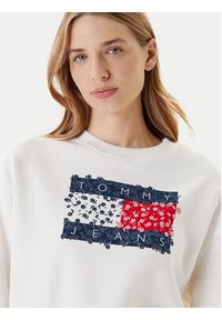 Tommy Jeans Bluza Floral Flag DW0DW20933 Biały Relaxed Fit. Kolor: biały. Materiał: bawełna #5