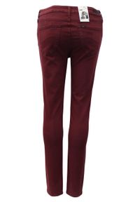 Lee - LEE SKINNY DAMSKIE SPODNIE SCARLETT RICH BURGUNDY L526GHIS #2