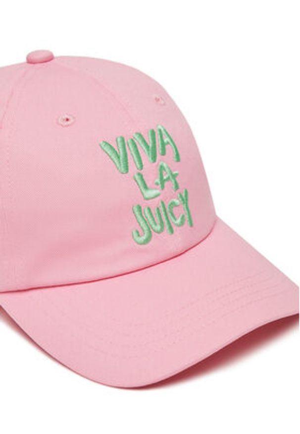 Juicy Couture Czapka z daszkiem Viva JCAWH125712 Różowy. Kolor: różowy. Materiał: bawełna, materiał
