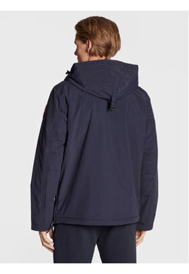 Napapijri Kurtka anorak Rainforest Winter 3 NP0A4GMC Granatowy Regular Fit. Kolor: niebieski. Materiał: syntetyk
