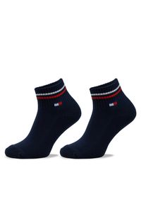TOMMY HILFIGER - Zestaw 2 par niskich skarpet unisex Tommy Hilfiger. Kolor: niebieski
