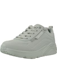 skechers - Kapcie SKECHERS UNO LITE - EASY ZIP Zielony. Kolor: zielony. Model: Skechers Sport. Sport: turystyka piesza
