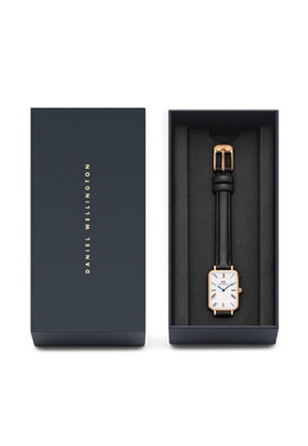 Daniel Wellington Zegarek Quadro Roman Numerals Sheffield DW00100689 Czarny. Kolor: czarny