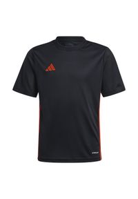 Adidas - Koszulka dla dzieci adidas Tabela 23. Kolor: czarny, pomarańczowy, wielokolorowy. Materiał: materiał. Sport: piłka nożna #1